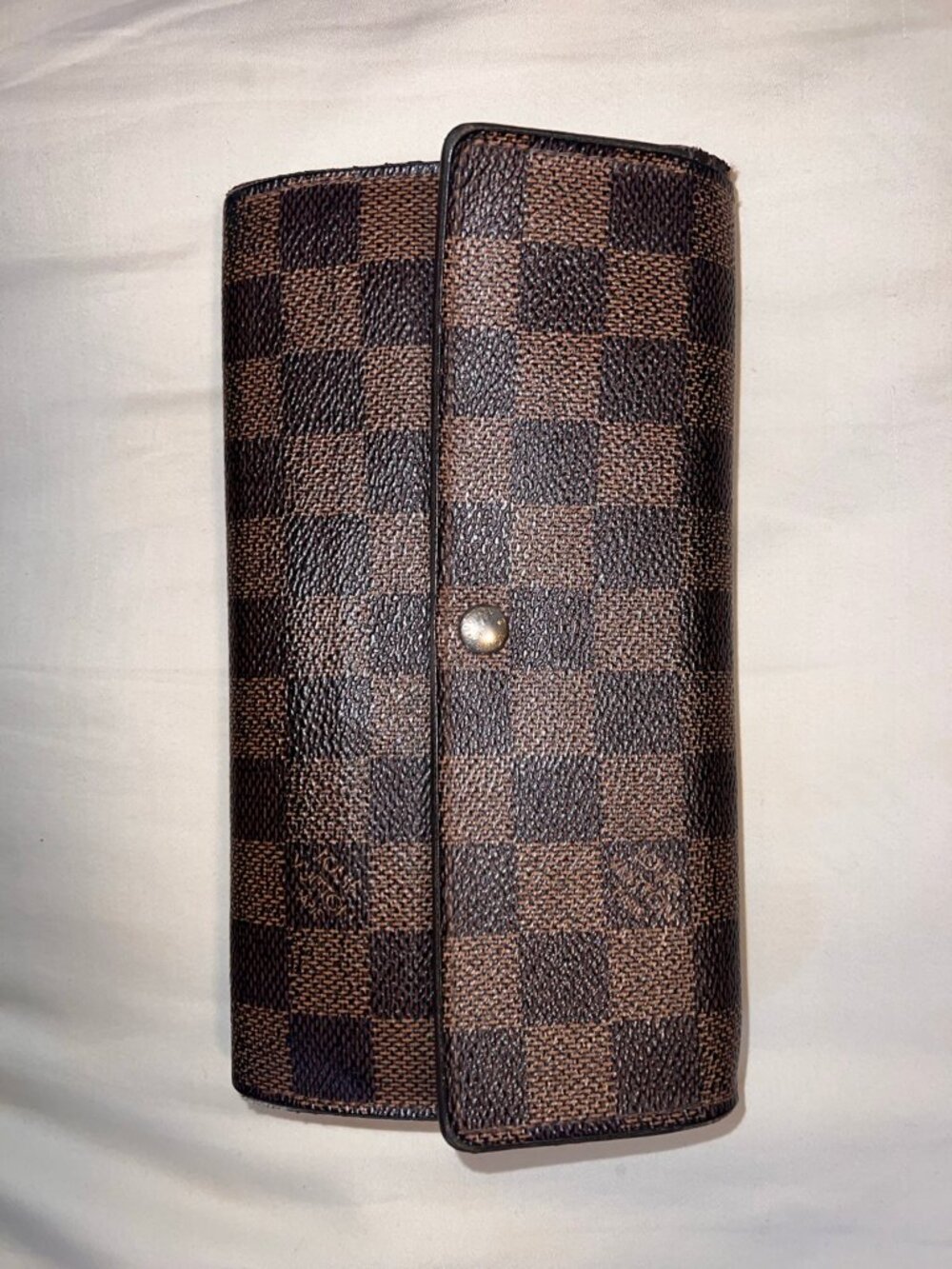 Louis Vuitton Damier Ebene Sarah Wallet